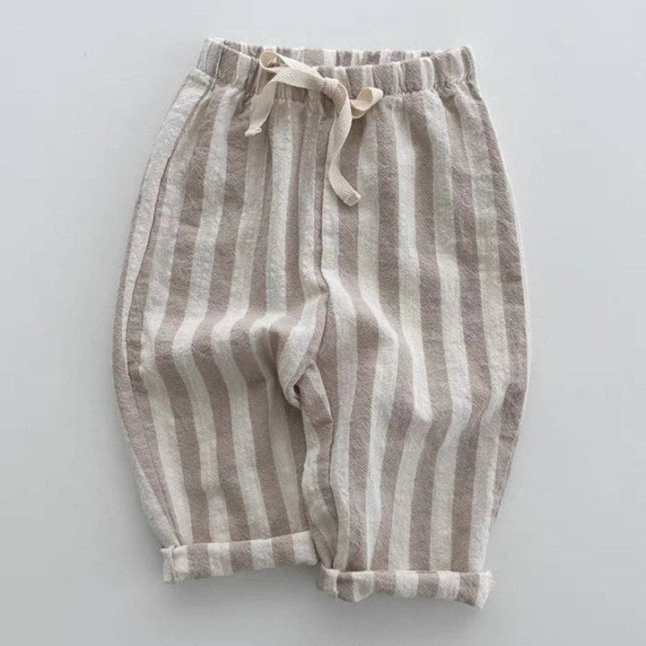 PANTS THIN SPTIPED LOOSE