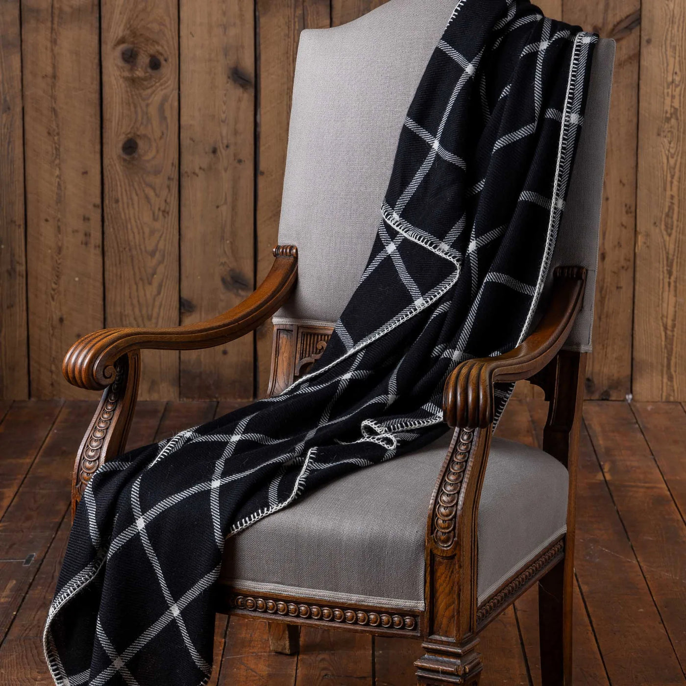 ALICIA ADAMS ALPACA THROW GRAYDON COLLECTION