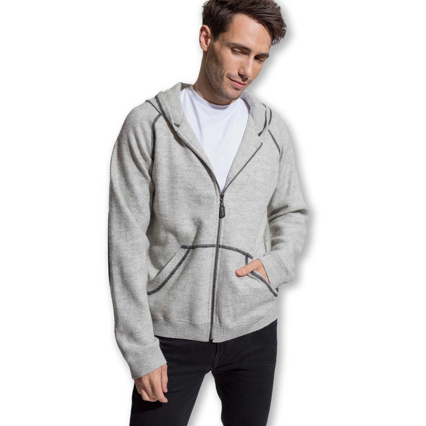 ALICIA ADAMS SWEATER ZIP UP MEN'S (Available in 5 Colors and 4 Sizes)