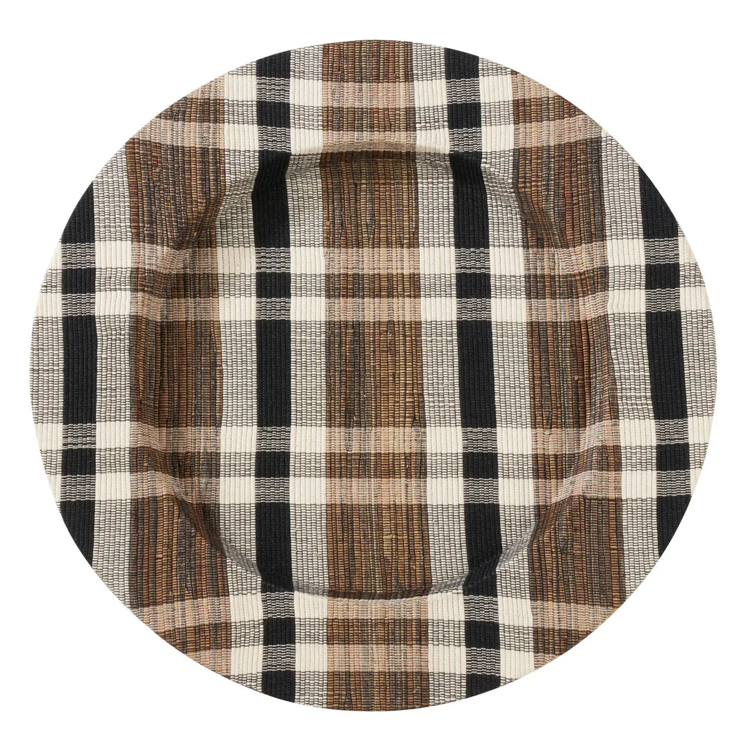 CHARGER PLAID WOVEN