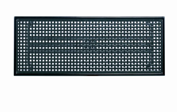 AUGUSTINE METAL BAR TABLE W/TEMPERED GLASS