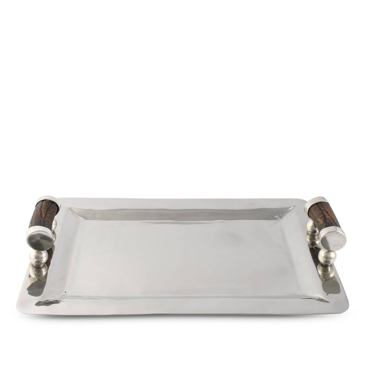 SERVING TRAY S/S COMPOSITE ANTLER
