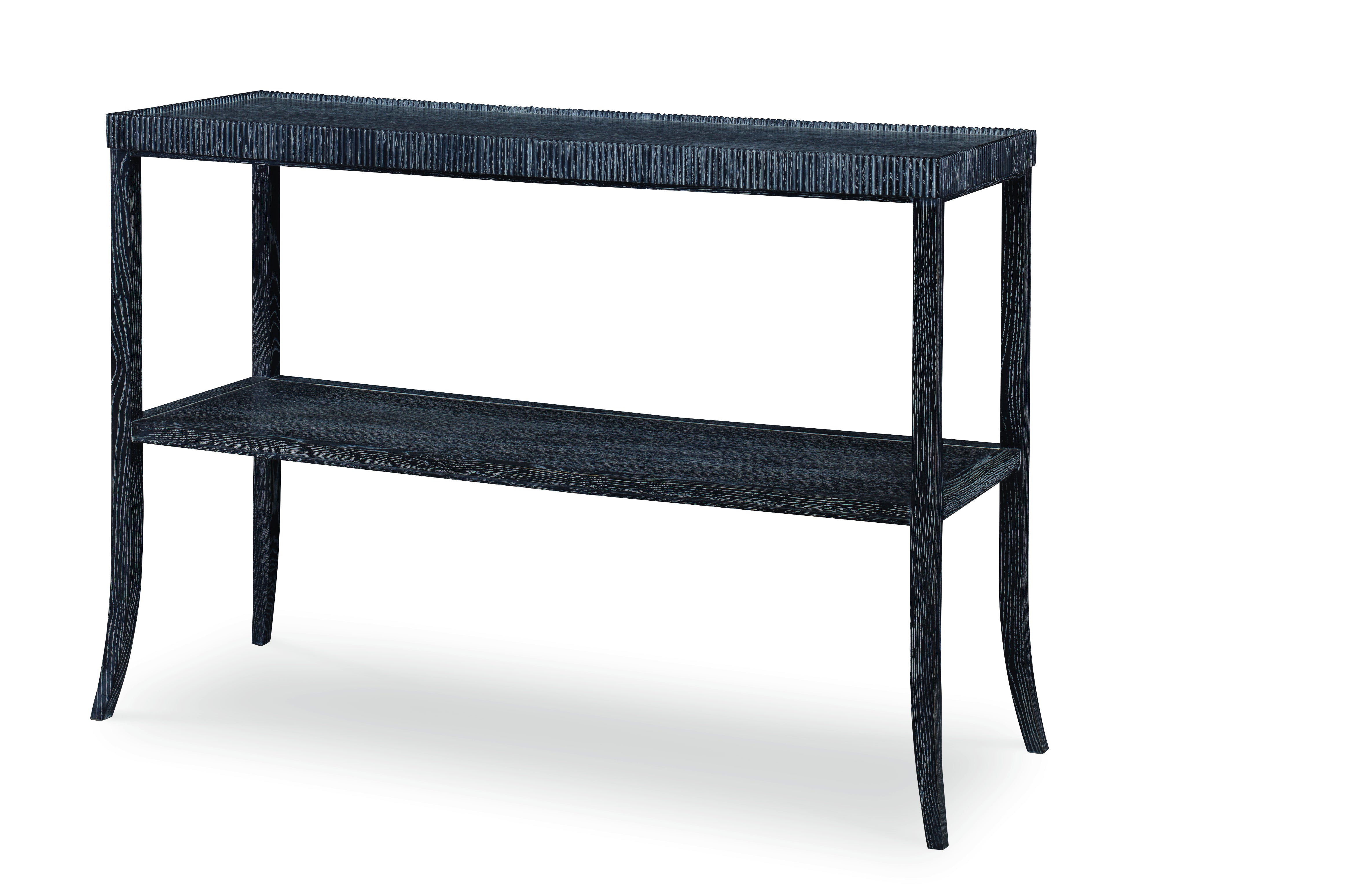 EMILE SHELF TABLE - BLACK CERUSED – ANTHEM