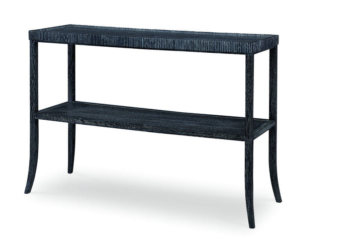 EMILE SHELF TABLE - BLACK CERUSED