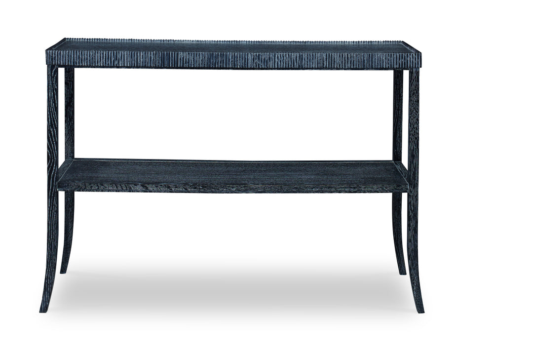EMILE SHELF TABLE - BLACK CERUSED