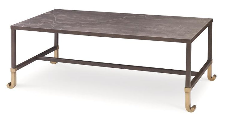 CALLIOPE COCKTAIL TABLE WITH STONE TOP
