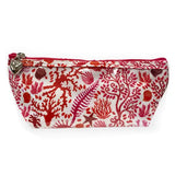 COSMETIC BAG SEASHELLS CORAL XS