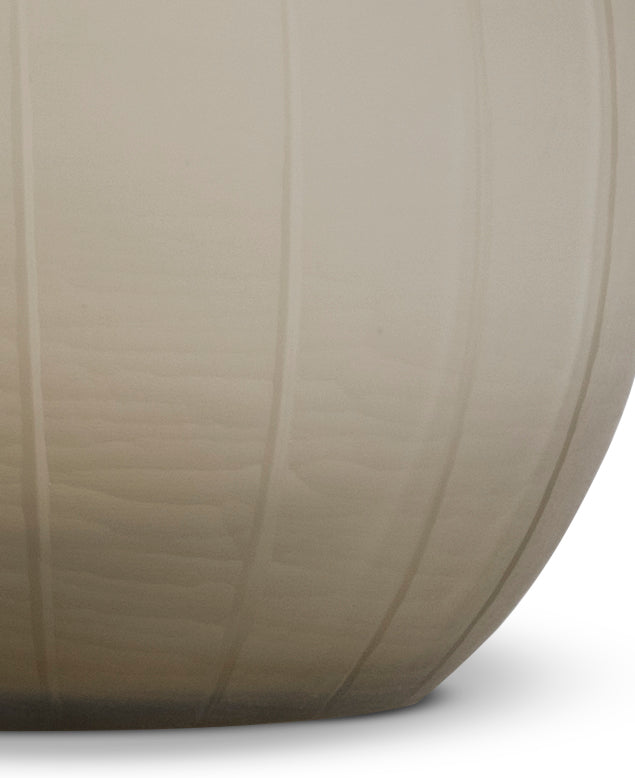 TABLE LAMP TAPERED TAUPE GLASS