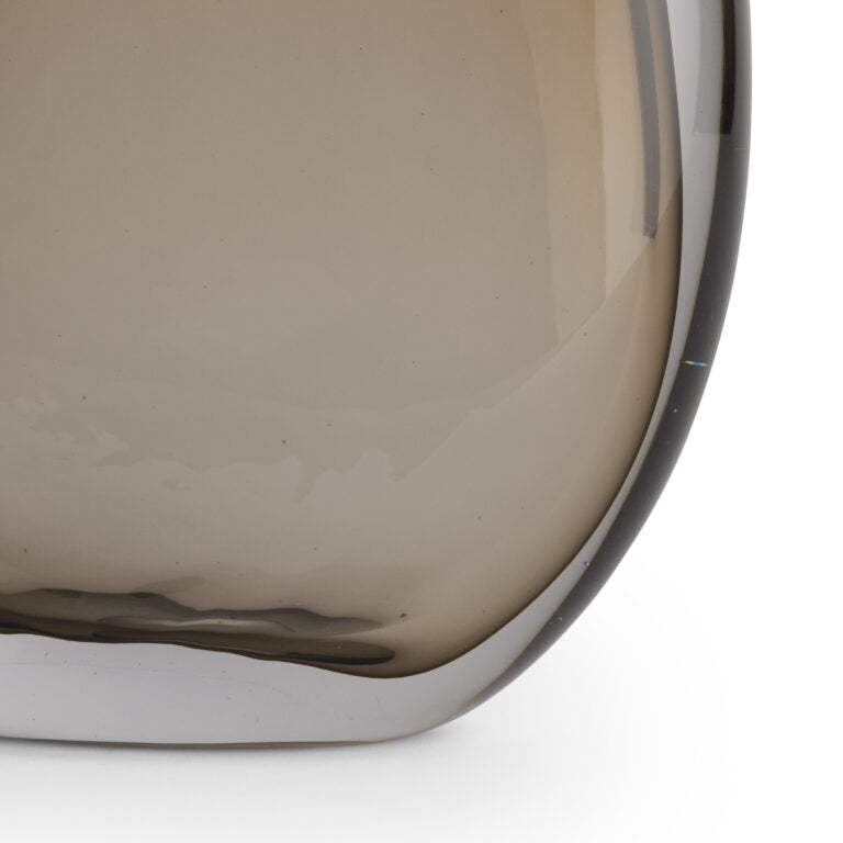 VASE BEIGE GLASS