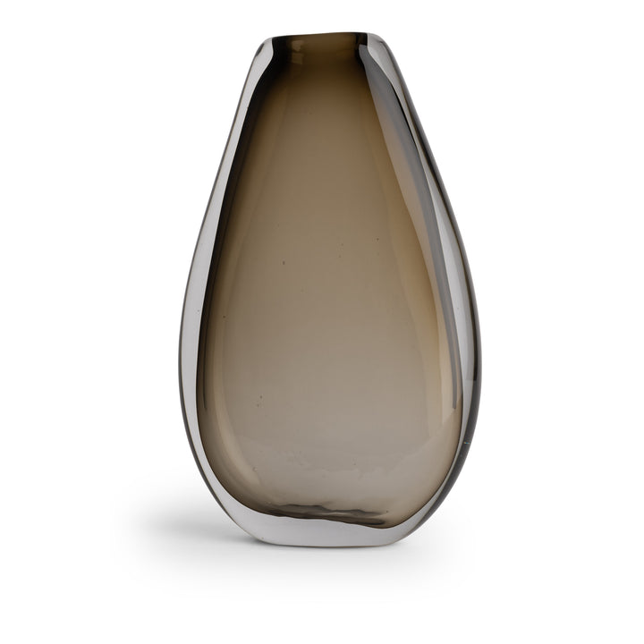 VASE BEIGE GLASS