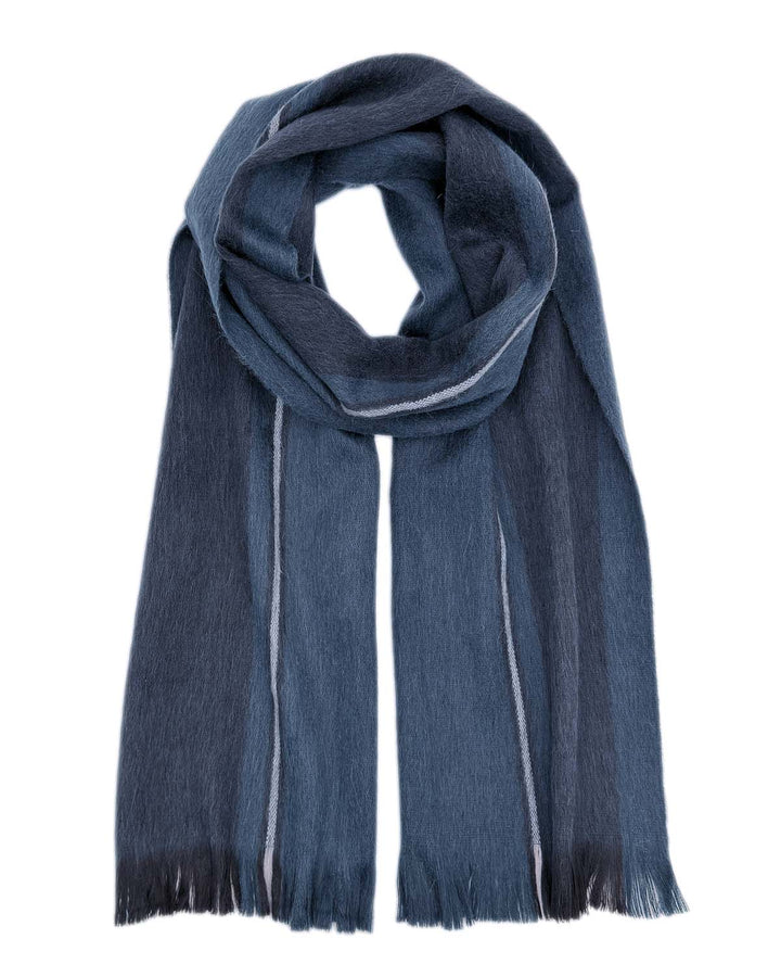 SCARF ALPACA COBALT BLUE