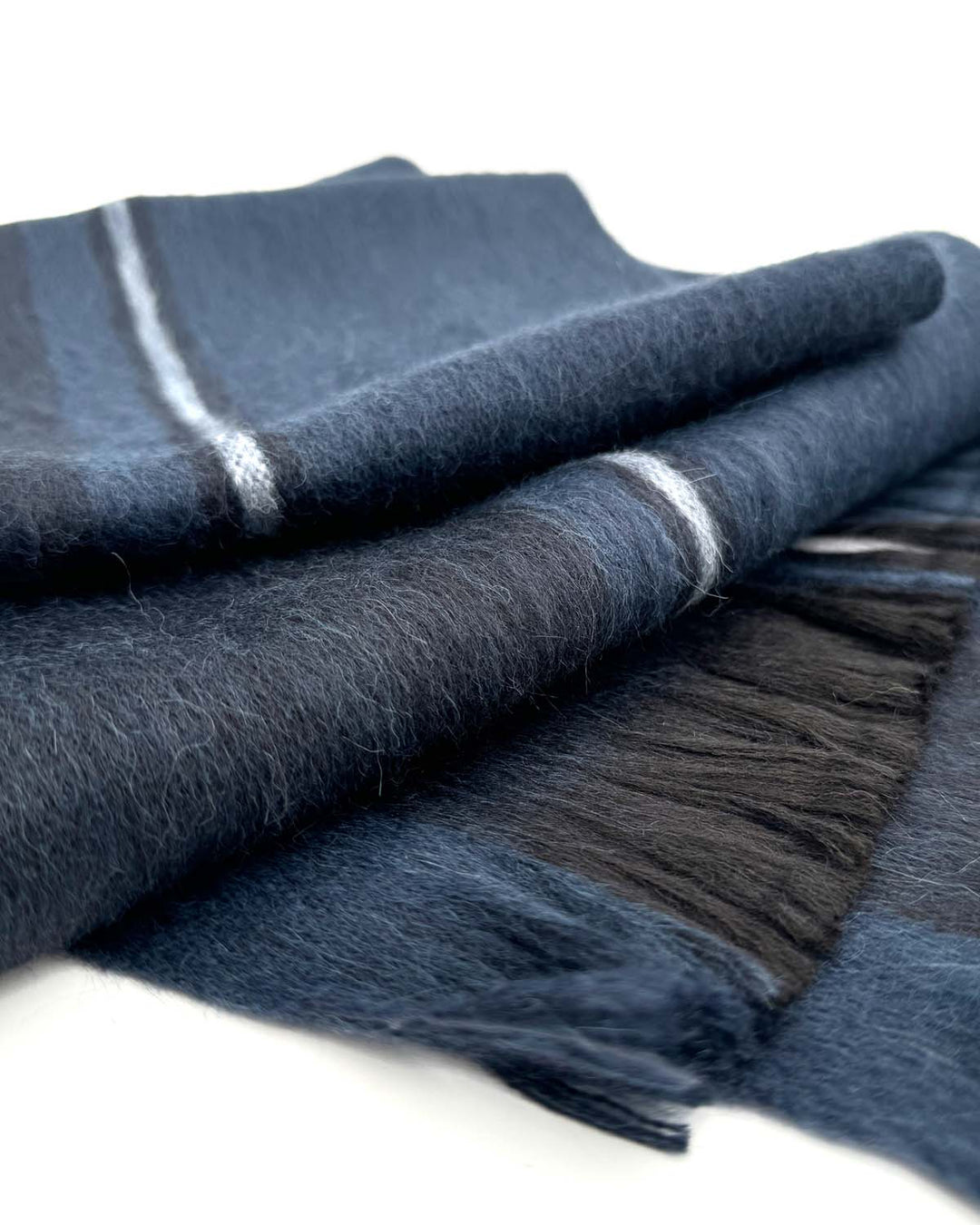 SCARF ALPACA COBALT BLUE