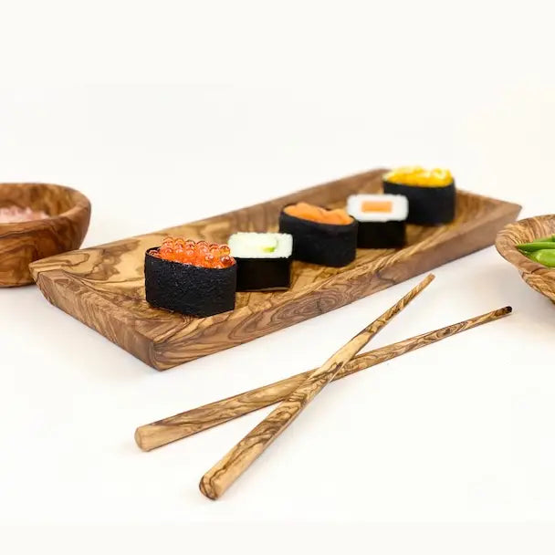 PLATE OLIVE WOOD RECTANGULAR