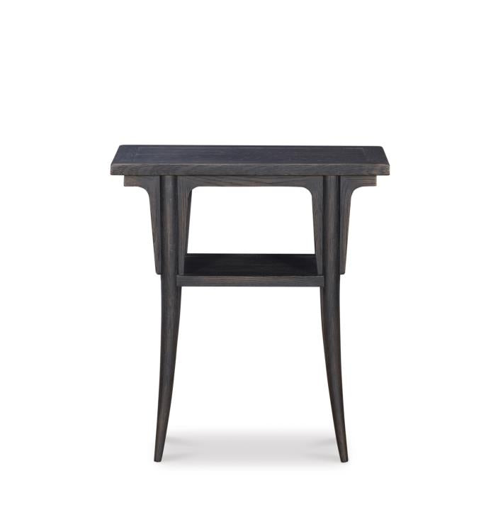 ALBERT ACCENT TABLE  - BLACK RUSTIC