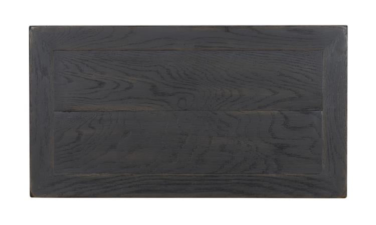 ALBERT ACCENT TABLE  - BLACK RUSTIC