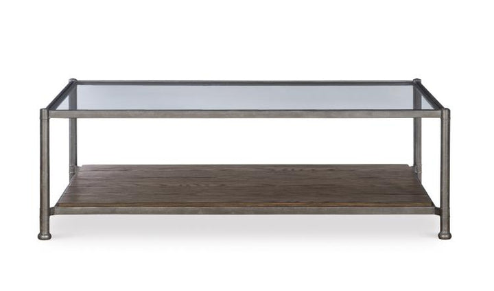 SMITH COCKTAIL TABLE - BROWN RUSTIC