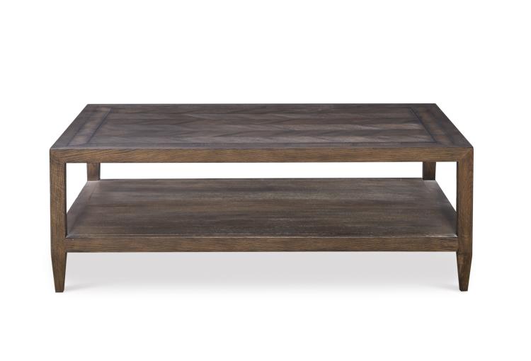 DALTON COCKTAIL TABLE - BROWN RUSTIC