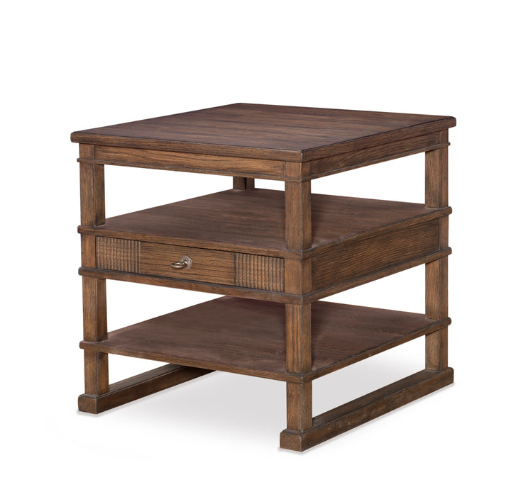 ANDREW SIDE TABLE - BROWN RUSTIC