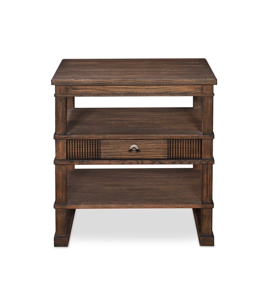 ANDREW SIDE TABLE - BROWN RUSTIC