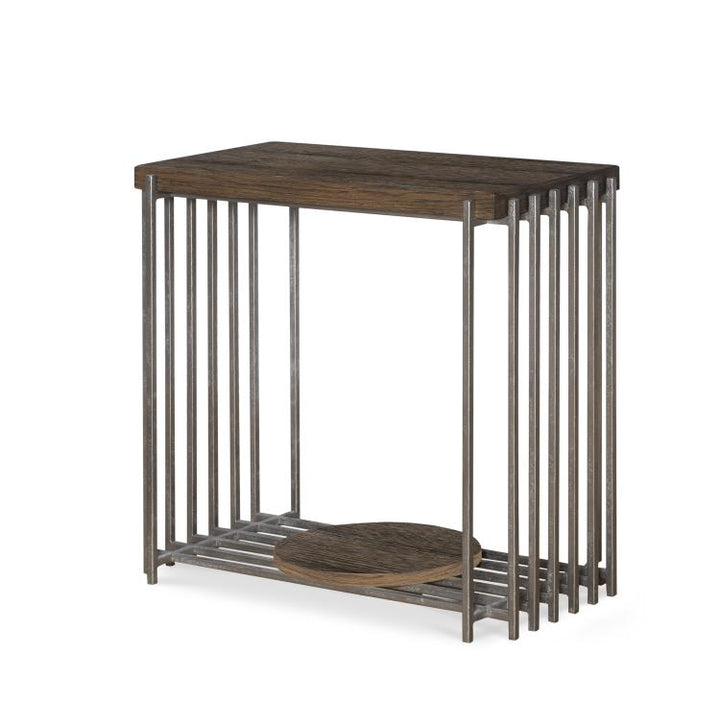 MATTHEW ACCENT TABLE  - BROWN RUSTIC