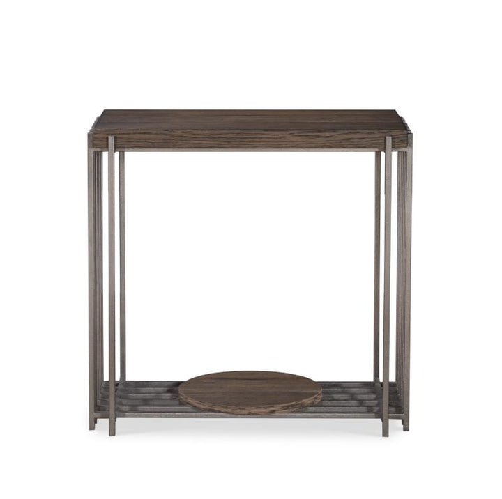 MATTHEW ACCENT TABLE  - BROWN RUSTIC