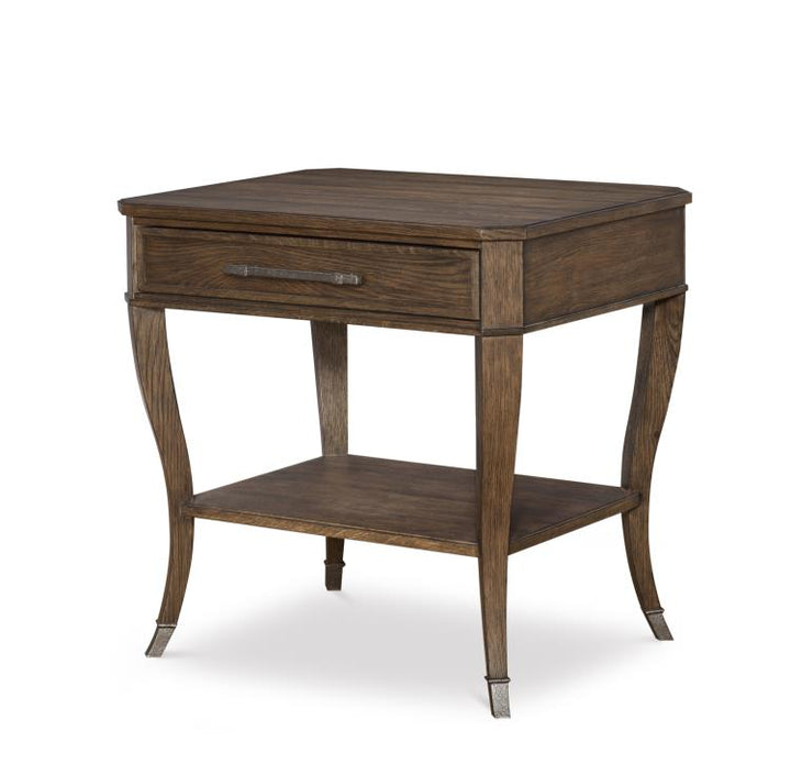 BENJAMIN SIDE TABLE - BROWN RUSTIC