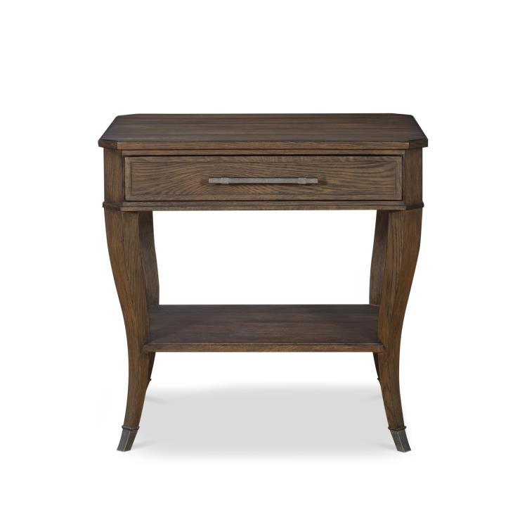 BENJAMIN SIDE TABLE - BROWN RUSTIC