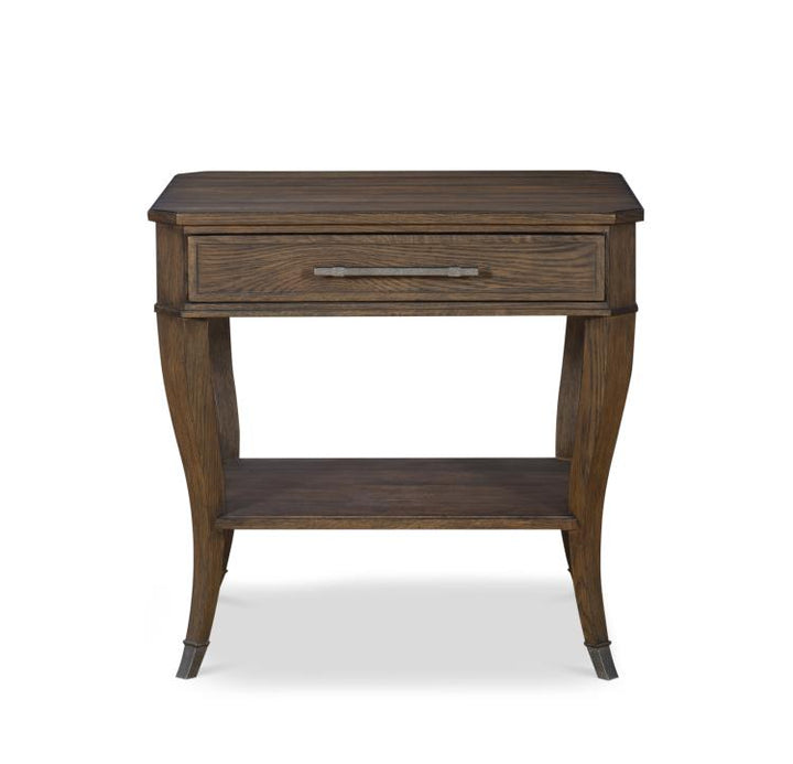 BENJAMIN SIDE TABLE - BROWN RUSTIC