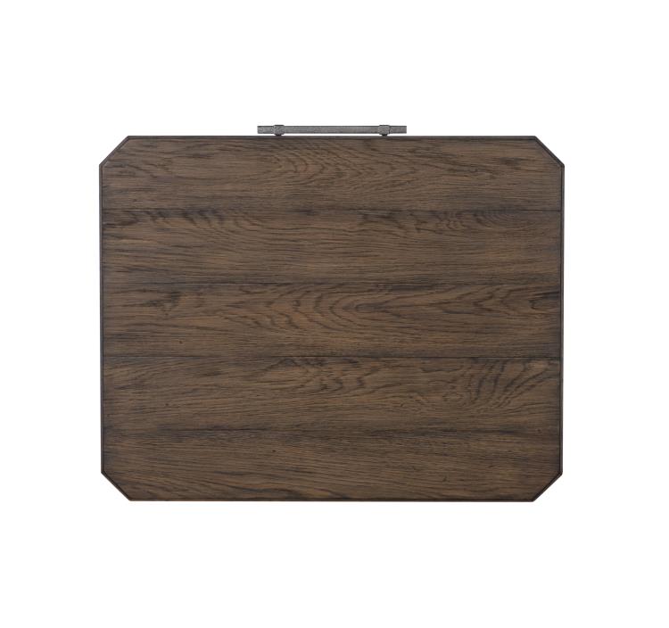 BENJAMIN SIDE TABLE - BROWN RUSTIC