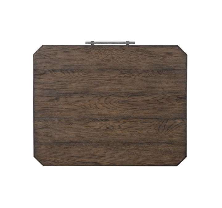 BENJAMIN SIDE TABLE - BROWN RUSTIC