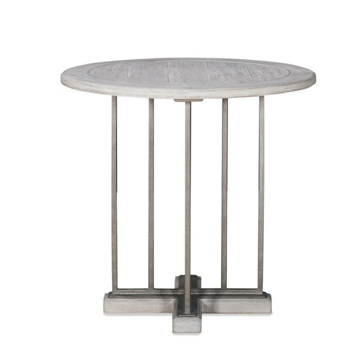 JACOB SIDE TABLE - WHITE RUSTIC