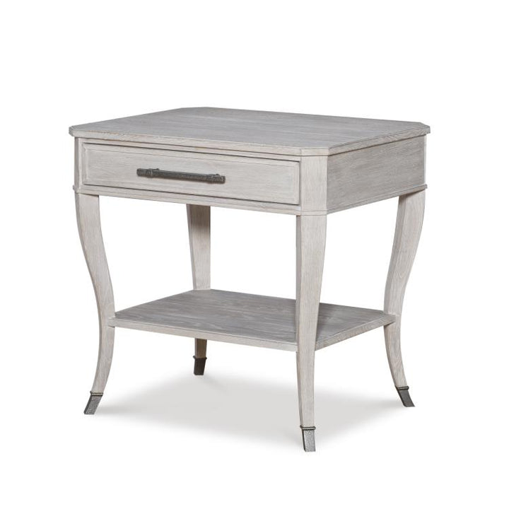 BENJAMIN SIDE TABLE - WHITE RUSTIC