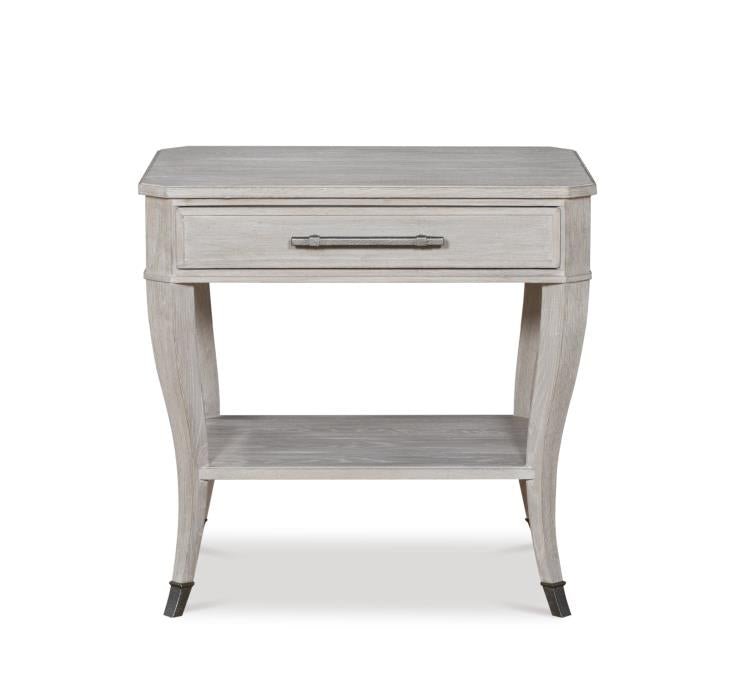 BENJAMIN SIDE TABLE - WHITE RUSTIC