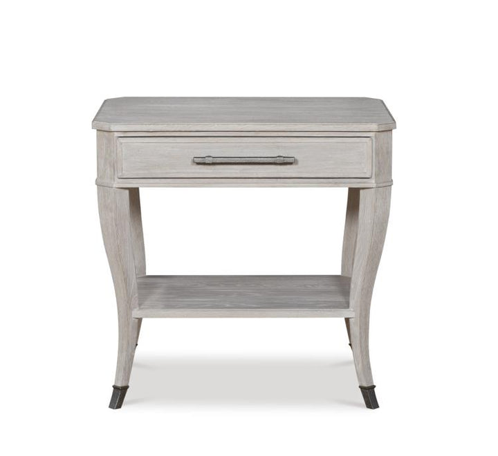 BENJAMIN SIDE TABLE - WHITE RUSTIC