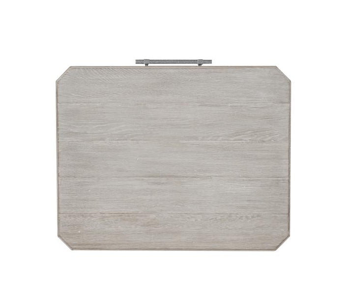 BENJAMIN SIDE TABLE - WHITE RUSTIC