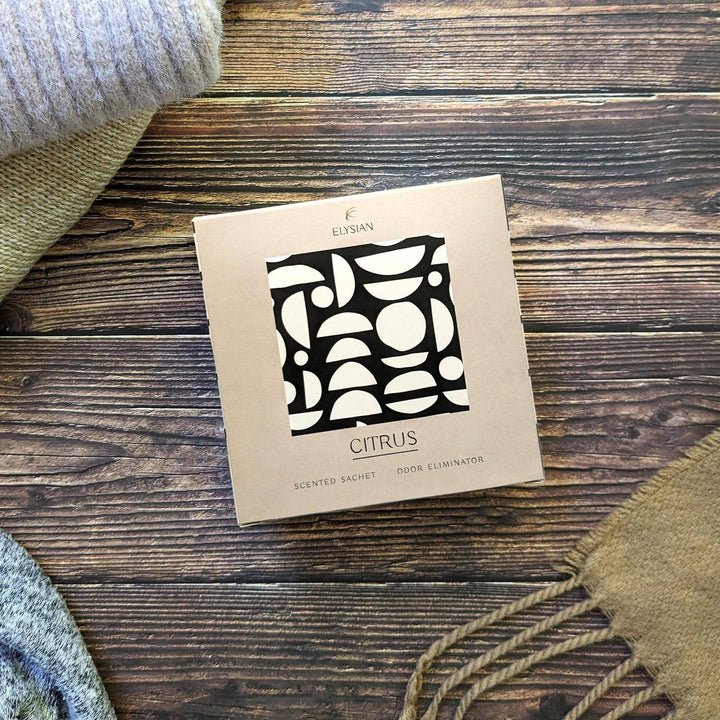 S/4 SACHETS SCENTED CITRUS