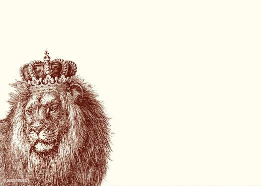 NOTES KING KITTY (LION) A6 #78741