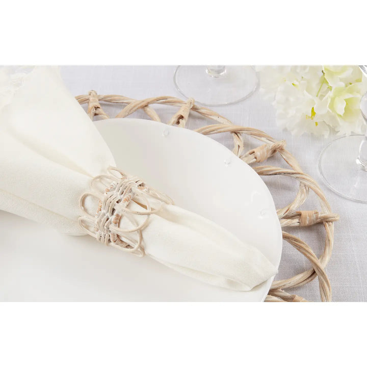 NAPKIN RING TWISTED RATTAN