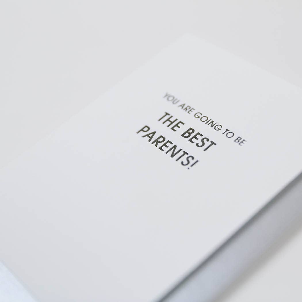 GREETING CARD "GOING TO BE THE BEST PARENTS"