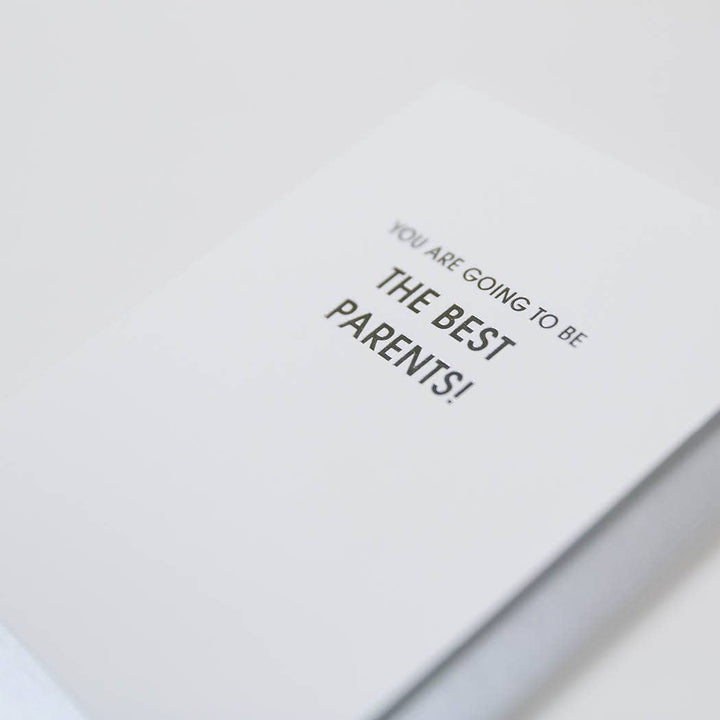GREETING CARD "GOING TO BE THE BEST PARENTS"