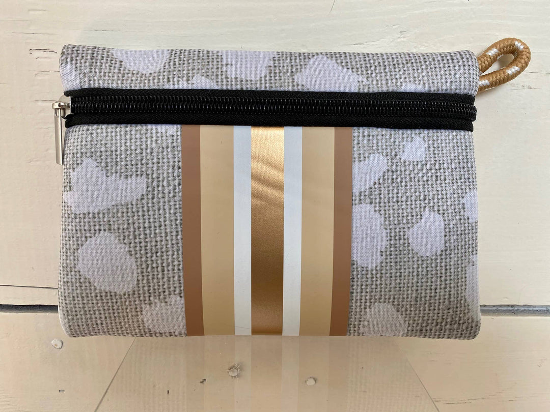 TOTE BAG NEOPRENE ANIMAL PRINT LINEN #78688