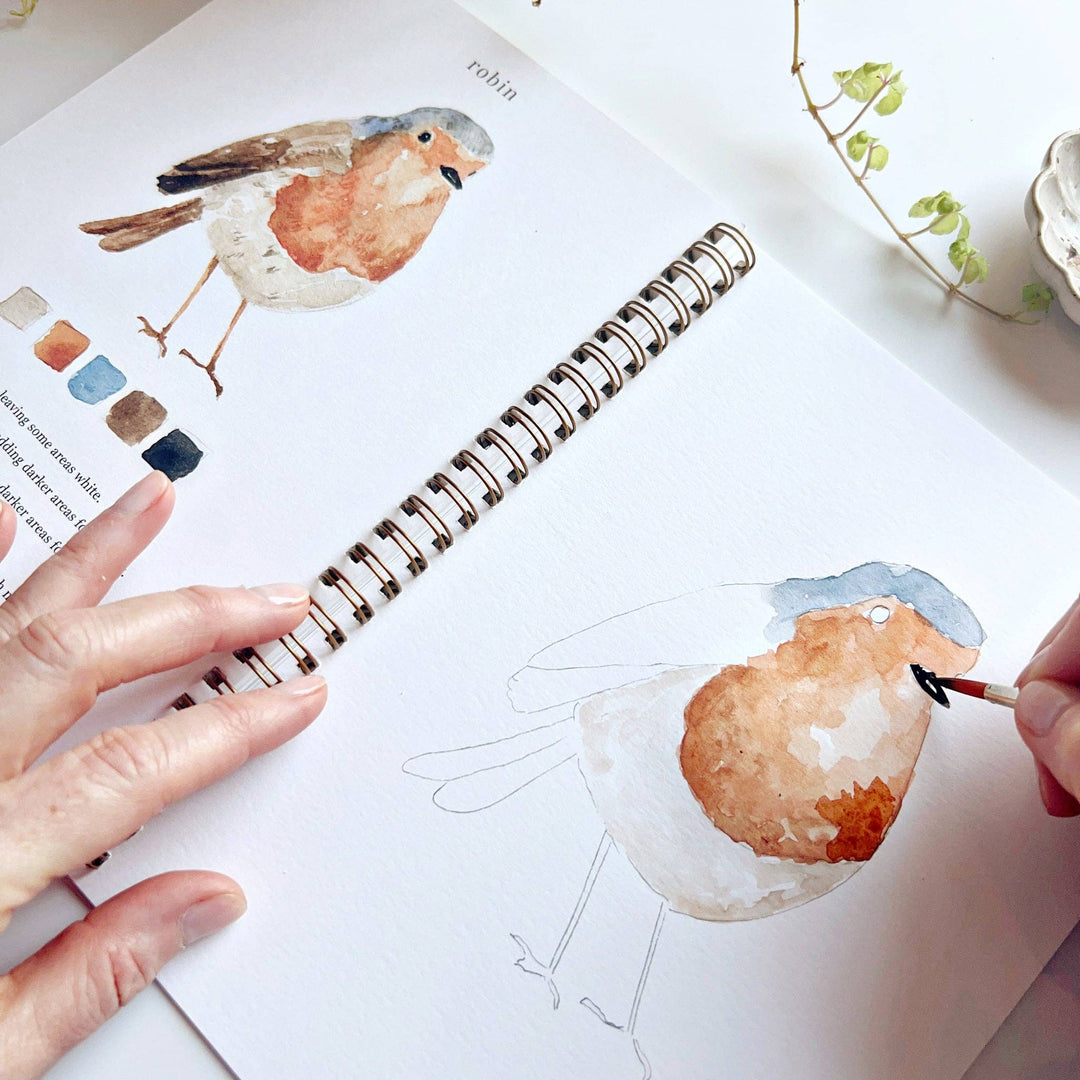 WORKBOOK WATERCOLOR BIRDS