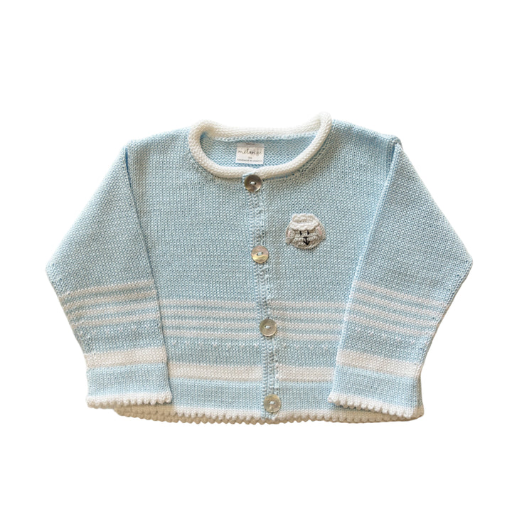 CARDIGAN LAMB BLUE