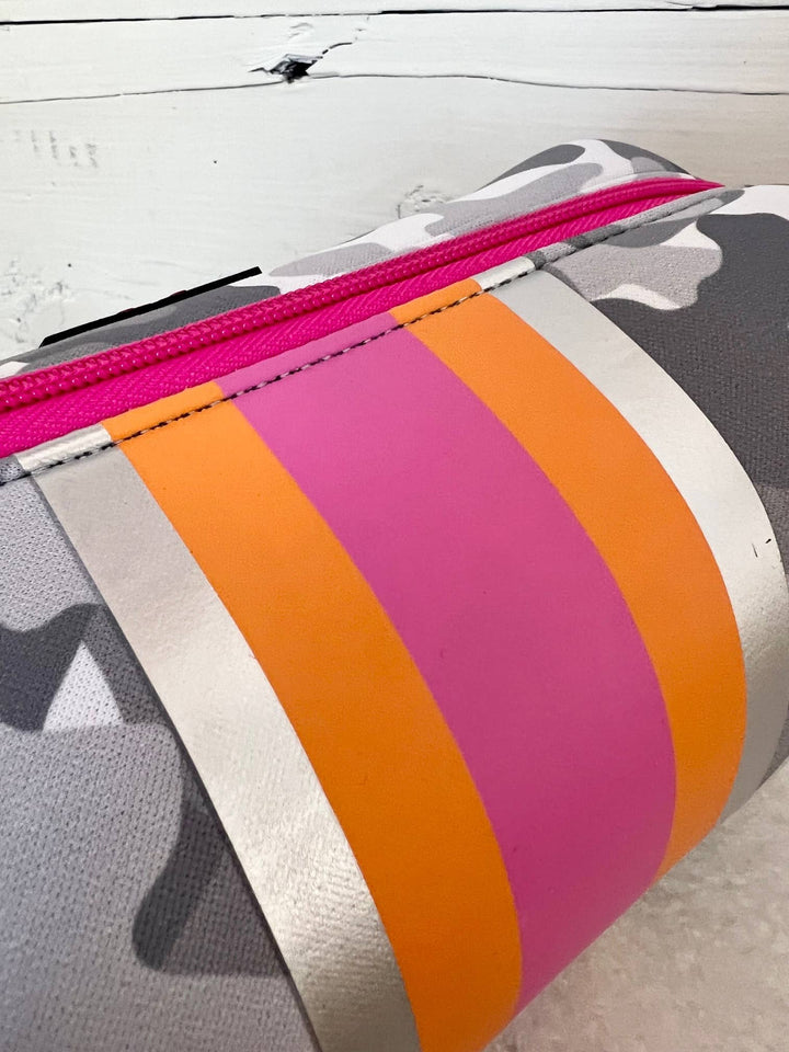 MAKE UP BAG PINK/ORANGE SMALL