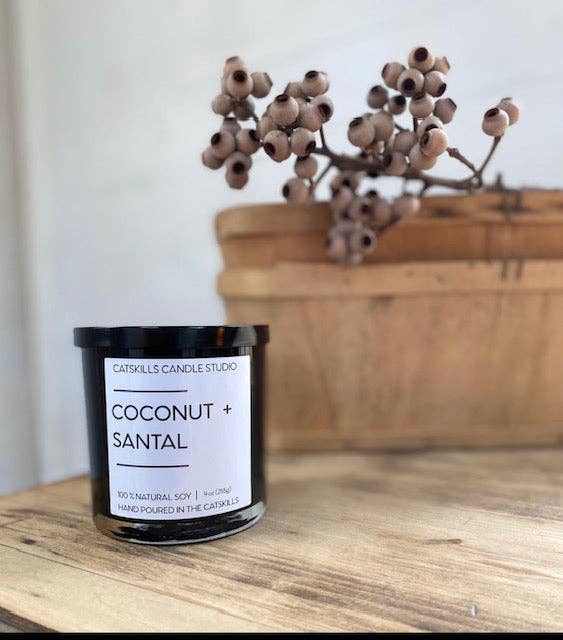 CANDLE COCONUT+SANTAL