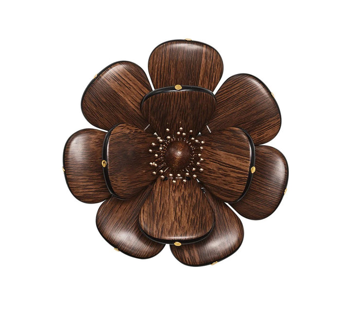 NAPKIN RING BEGONIA IN BROWN GOLD