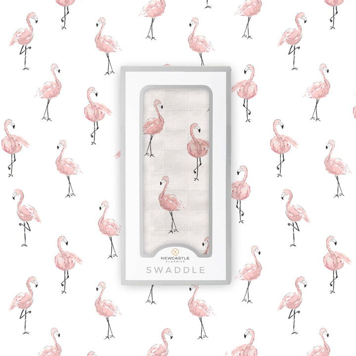 SWADDLE ANCING FLAMINGO