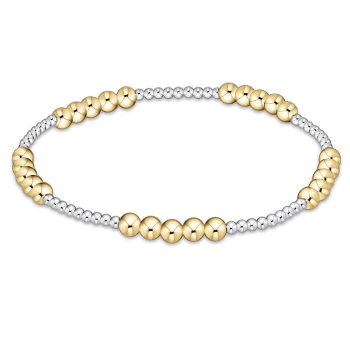 BRACELET BLISSFUL MIXED METAL 4MM