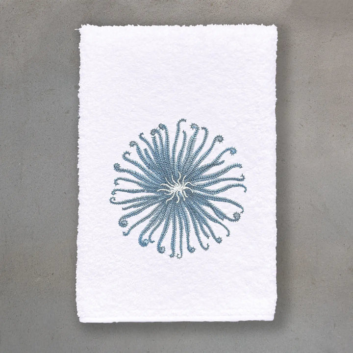 GUEST TOWEL TERRY CURLY URCHIN WHITE