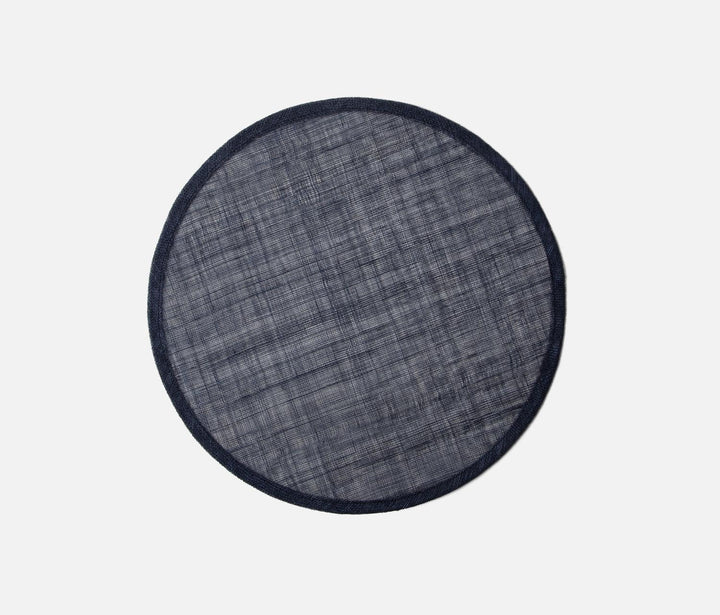 PLACEMAT DARK NAVY ABACA